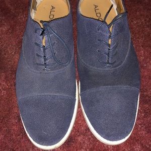 Blue Suede Aldo Dress Shoes
